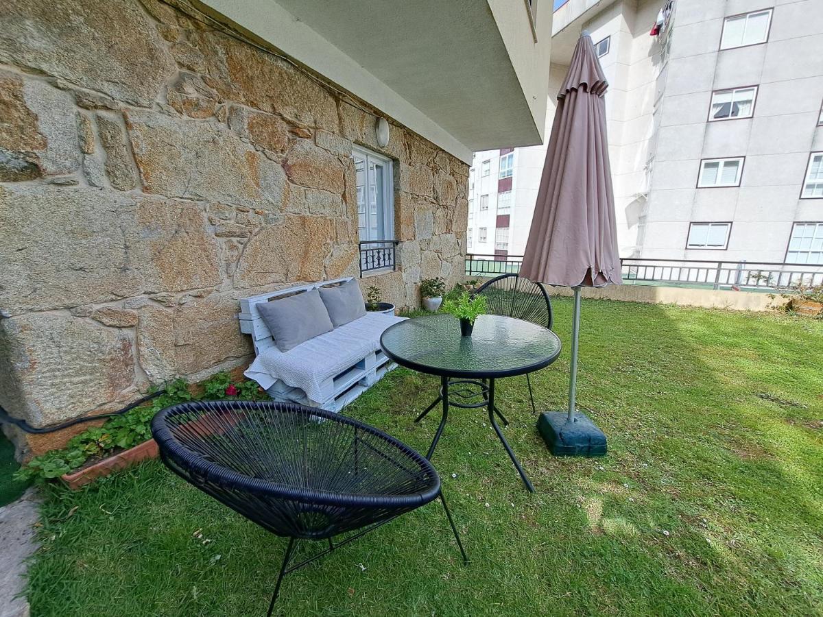 Baiona, 3 Dormitorios Con Jardin Luaran gambar